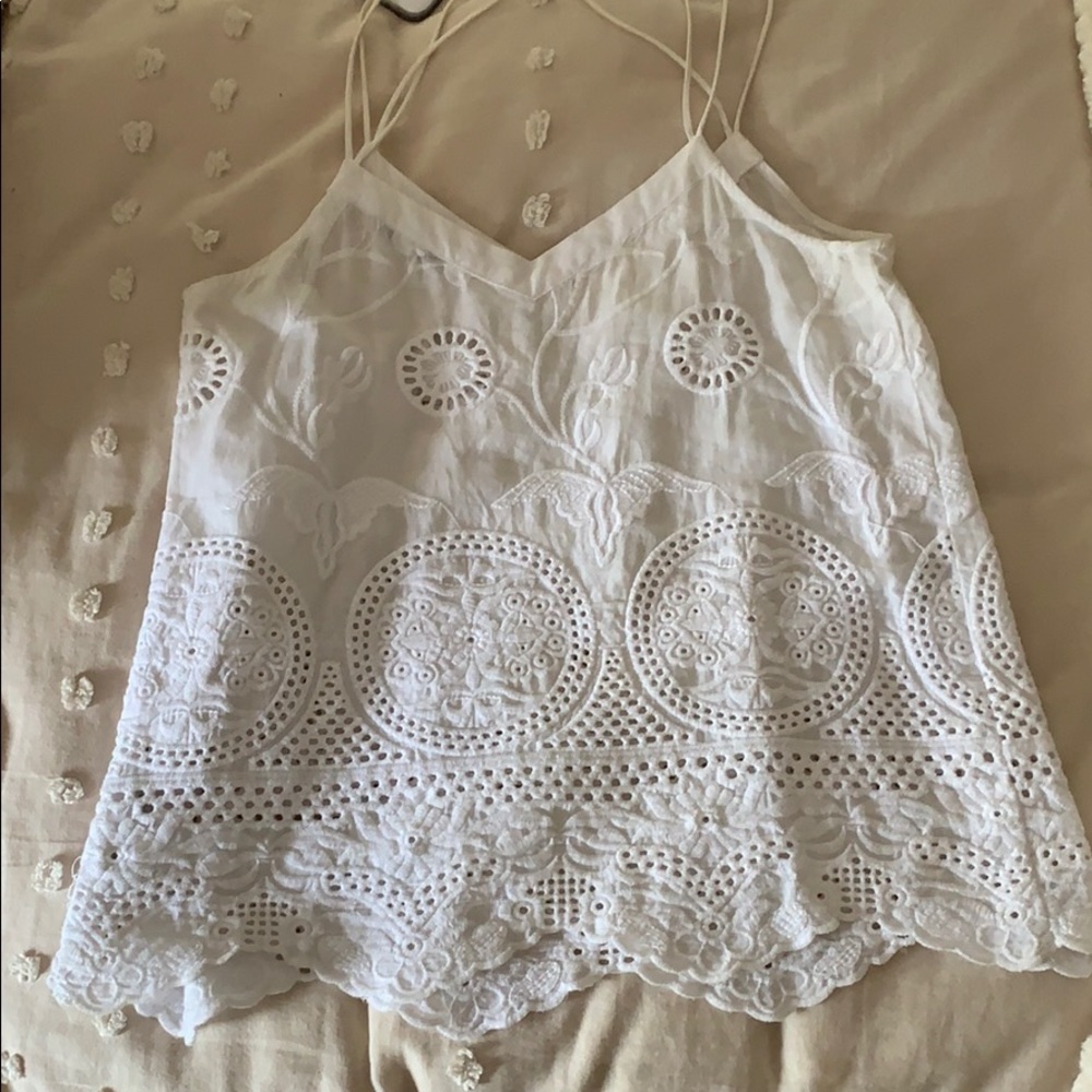 White summer top